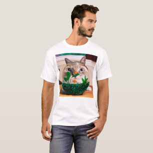 Katze im Aquarium T-Shirt