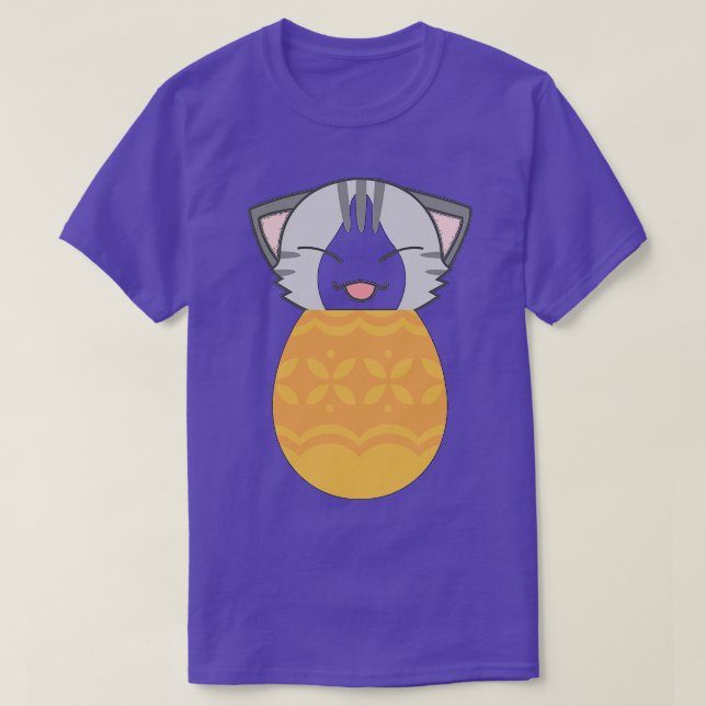 Katze im Ei 7 T-Shirt (Design vorne)