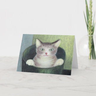 Katze im Eimer Karte
