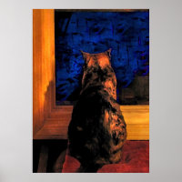 Katze im Fenster