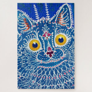 Katze im gotischen Stil, Louis Wain Puzzle