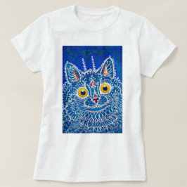Katze im gotischen Stil, Louis Wain T-Shirt