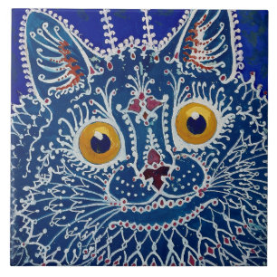 „Katze im gotischen Stil“ von Louis Wain Fliese