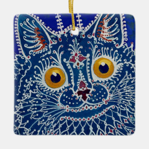 „Katze im gotischen Stil“ von Louis Wain Keramikornament
