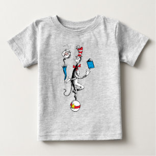 Katze im Hat Balancing Act Baby T-shirt