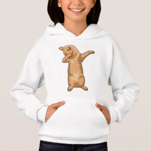 Katze im Hip Hop Dance Dab Hoodie