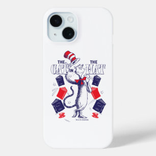 Katze im Hut   Bücher lesen Case-Mate iPhone Hülle