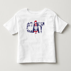 Katze im Hut   Cat-Face-Text Kleinkind T-shirt