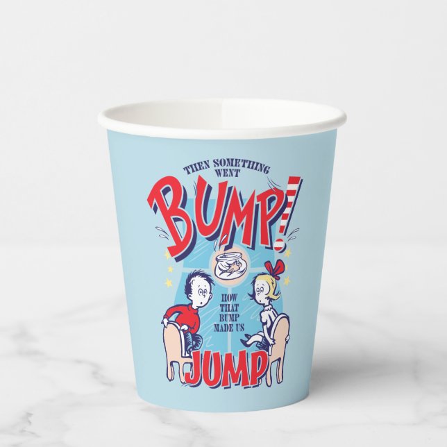 Katze im Hut | Dann ging etwas in die Höhe Pappbecher (Links)