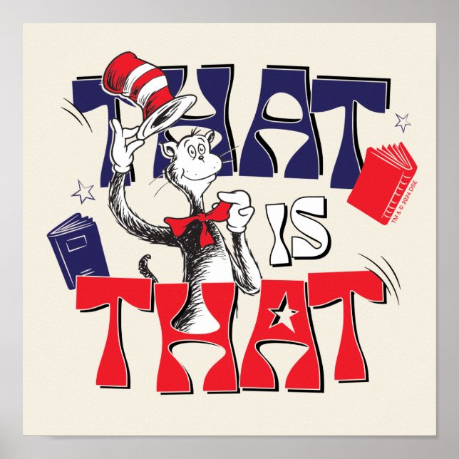 Katze im Hut | Das ist Poster (Vorne)