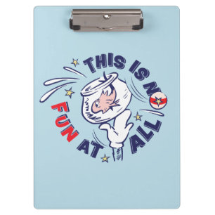 Katze im Hut   Das ist überhaupt kein Spaß Klemmbrett