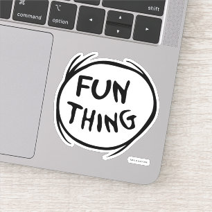 Katze im Hut   Die eine Sache zwei - Spaß Aufkleber