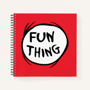 Katze im Hut Die eine Sache zwei - Spaß Notizbuch