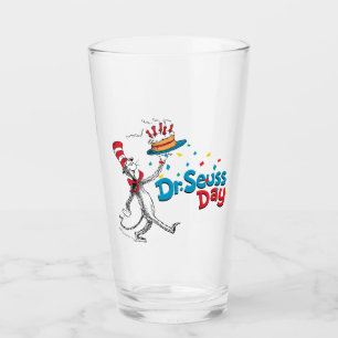 Katze im Hut   Dr. Seuss Day Glas