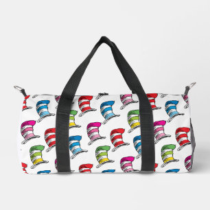Katze im Hut Farbige Hut Muster Duffle Bag