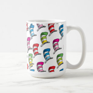 Katze im Hut Farbige Hut Muster Kaffeetasse