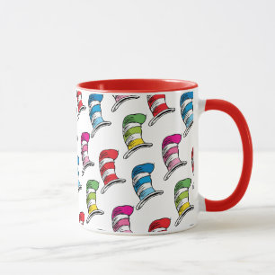 Katze im Hut Farbige Hut Muster Tasse