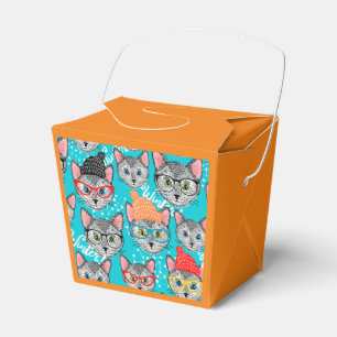 Katze im Hut Geschenkschachtel