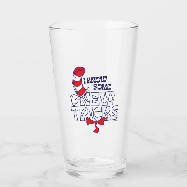 Katze im Hut | Ich kenne einige neue Tricks Glas (Vorderseite)