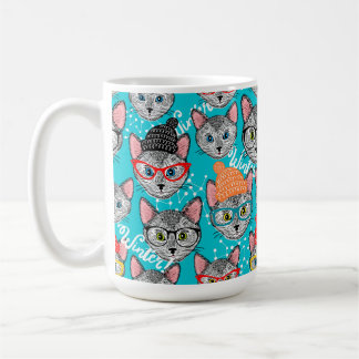 Katze im Hut Kaffeetasse