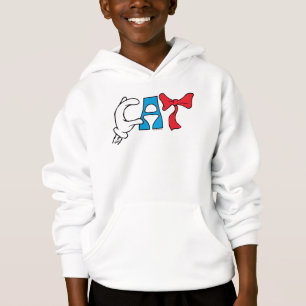 Katze im Hut   Katzentext Hoodie