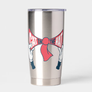 Katze im Hut Krawatte zum Zeichenketten von Katz Thermobecher