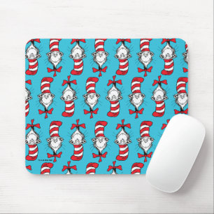 Katze im Hut Muster Mousepad