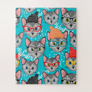 Katze im Hut Puzzle