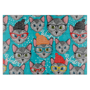 Katze im Hut Schneidebrett