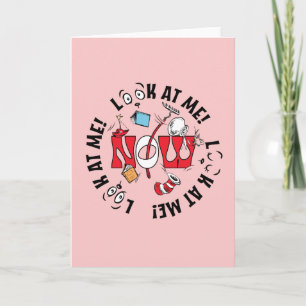 Katze im Hut   Sieh mich an! Sieh mich an! Karte