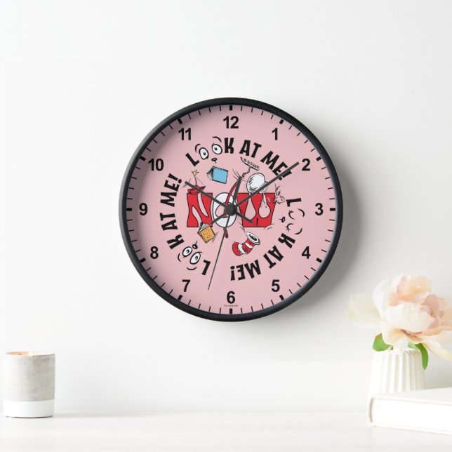 Katze im Hut | Sieh mich an! Sieh mich an! Uhr (Zuhause)