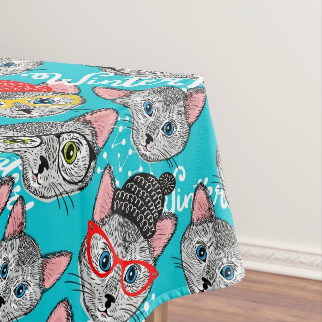 Katze im Hut Tischdecke (Beispiel)