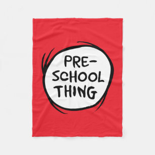 Katze im Hut   Vorschulzeit Fleecedecke