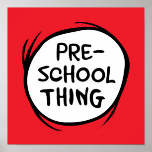 Katze im Hut   Vorschulzeit Poster