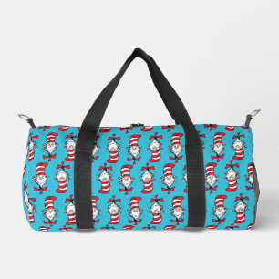 Katze im Hutmuster Duffle Bag