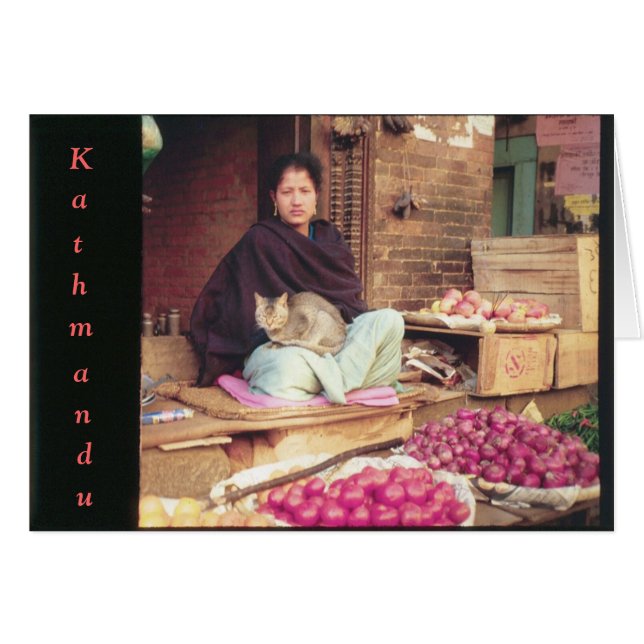 Katze im Markt (Vorderseite (Horizontal))