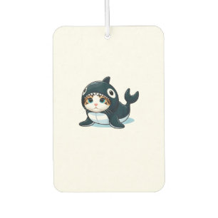 Katze im Orca-Kostüm Tank Top Autolufterfrischer