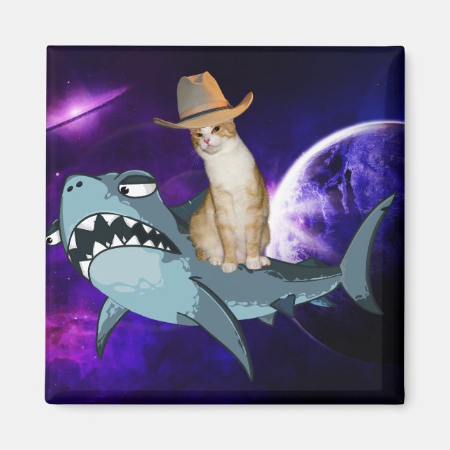 KATZE IM RAUMFAHRTBEREICH BILDET EIN SCHARKES MAGN MAGNET (Vorne)