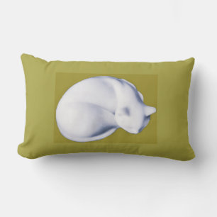 Katze im Rücken-II-Lumbalkissen Lendenkissen