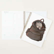 Katze im Rucksack Planer – Whimsical Herbst