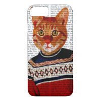 Katze im Ski Sweater 2