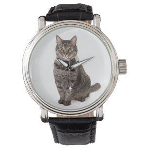 Katze im Smoking Armbanduhr