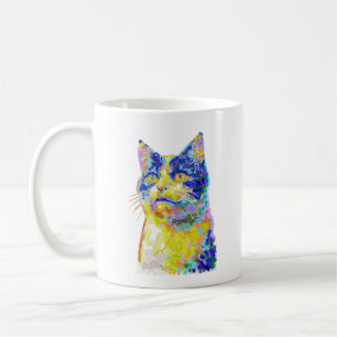 Katze im Sonnenlicht Kaffeetasse