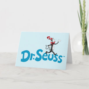 Katze im Vintagen Hutlogo Karte