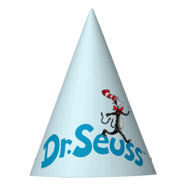 Katze im Vintagen Hutlogo Partyhütchen (Vorderseite)