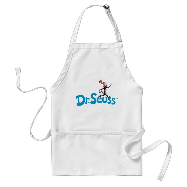 Katze im Vintagen Hutlogo Schürze (Vorne)