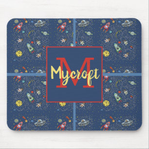 Katze im Weltraum Mousepad