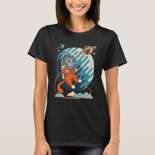 Katze im Weltraum, Nerdy T-Shirt