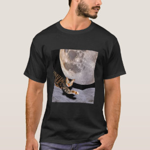 Katze im Weltraum Niedlich Kitten Kitty Strange De T-Shirt