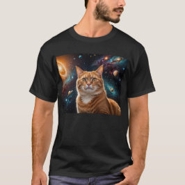 Katze im Weltraum T-Shirt